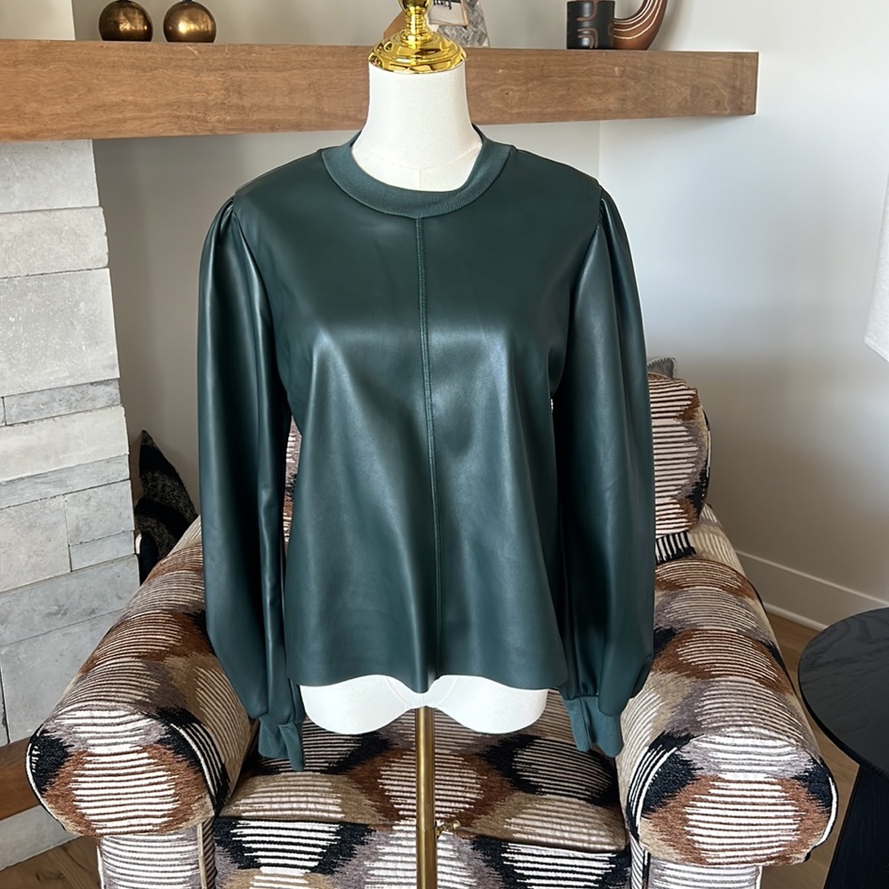 Evereve LAMade Tinsley Faux Leather Top